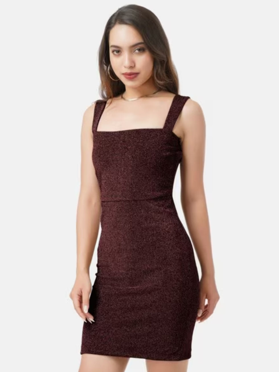 Women Shimmer Bodycon Dress