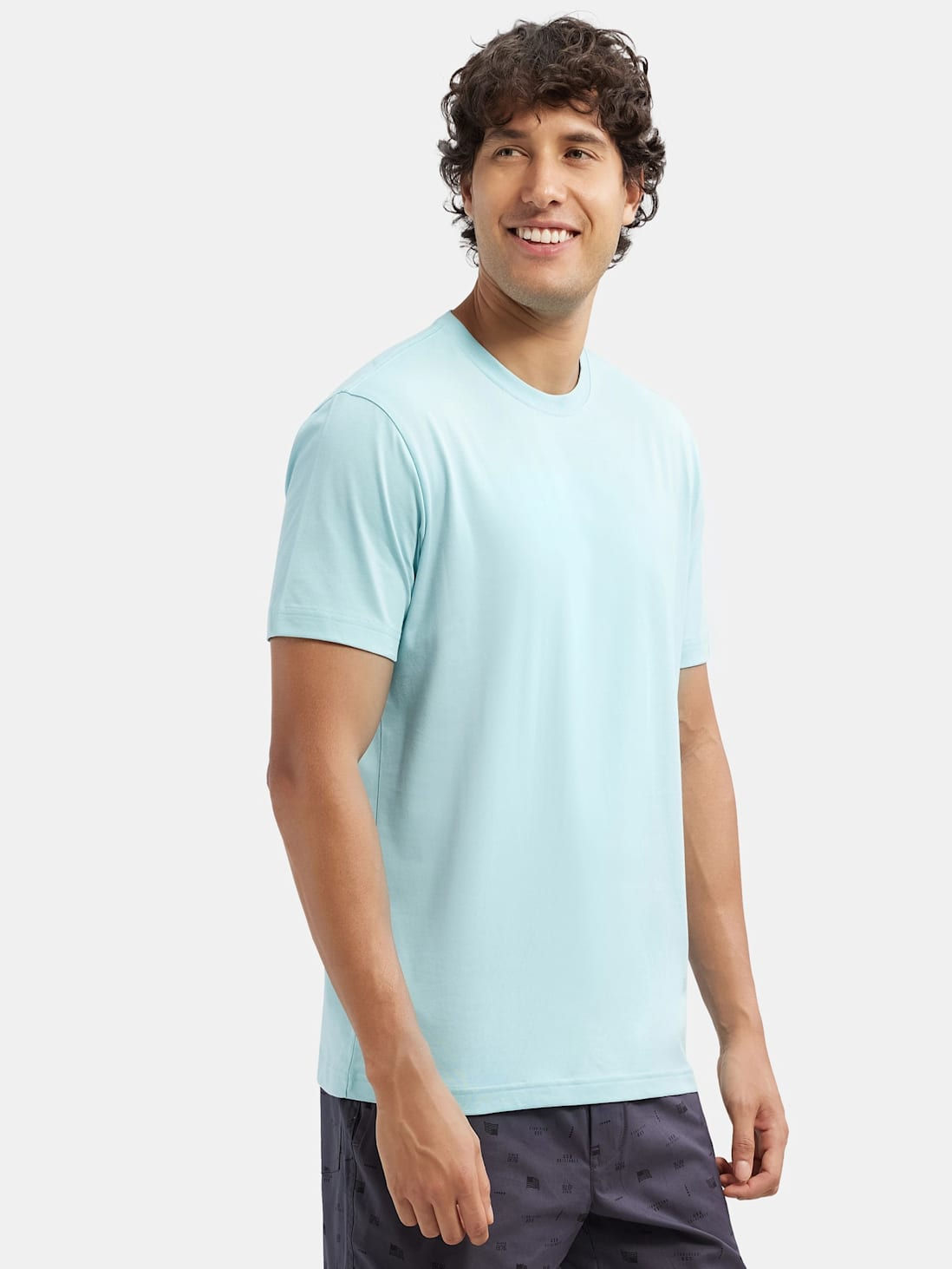 Mens Round Neck Half Sleeve T-Shirt
