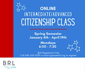 Intermediate_Advanced Citizenship Class.