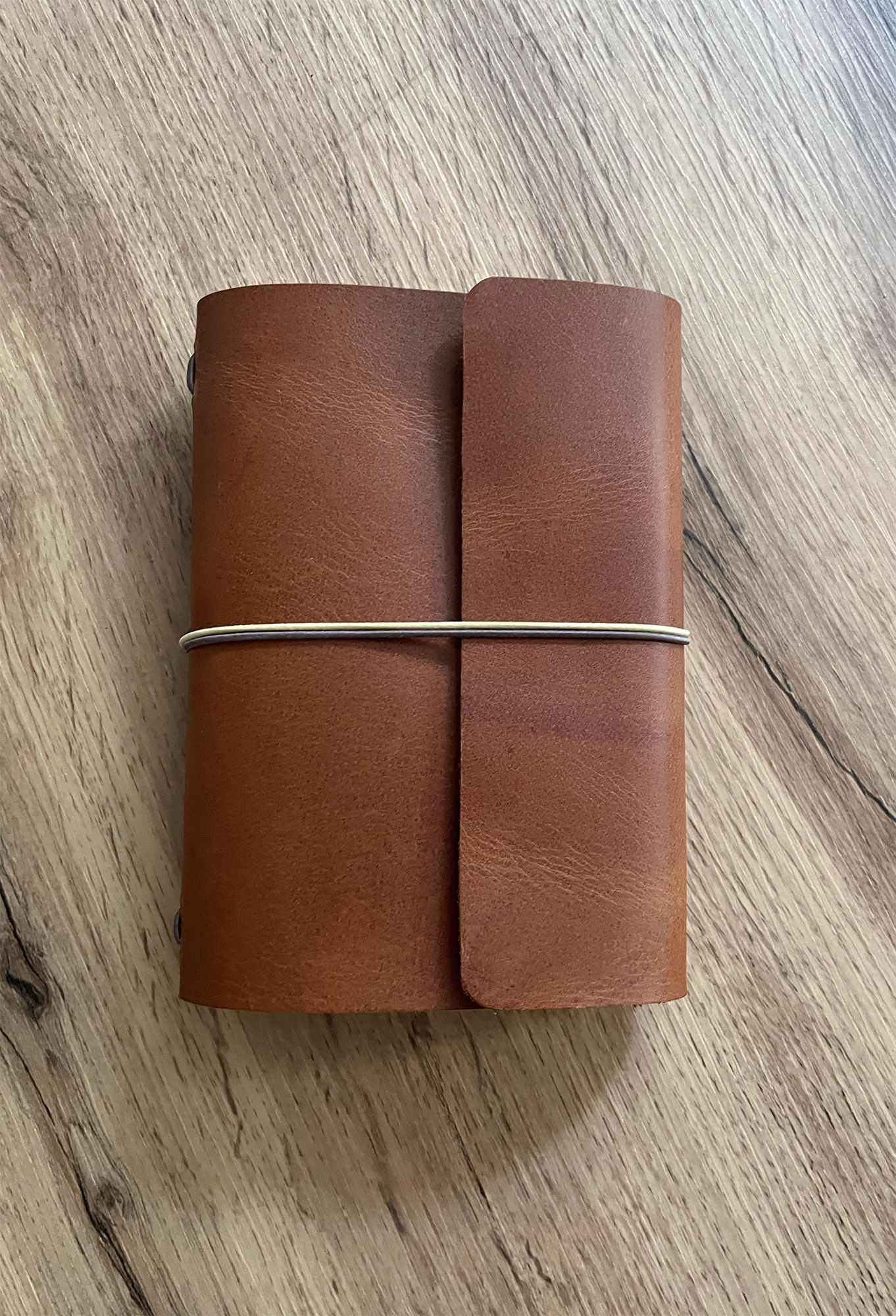 Kožni notes - planer A6 braon