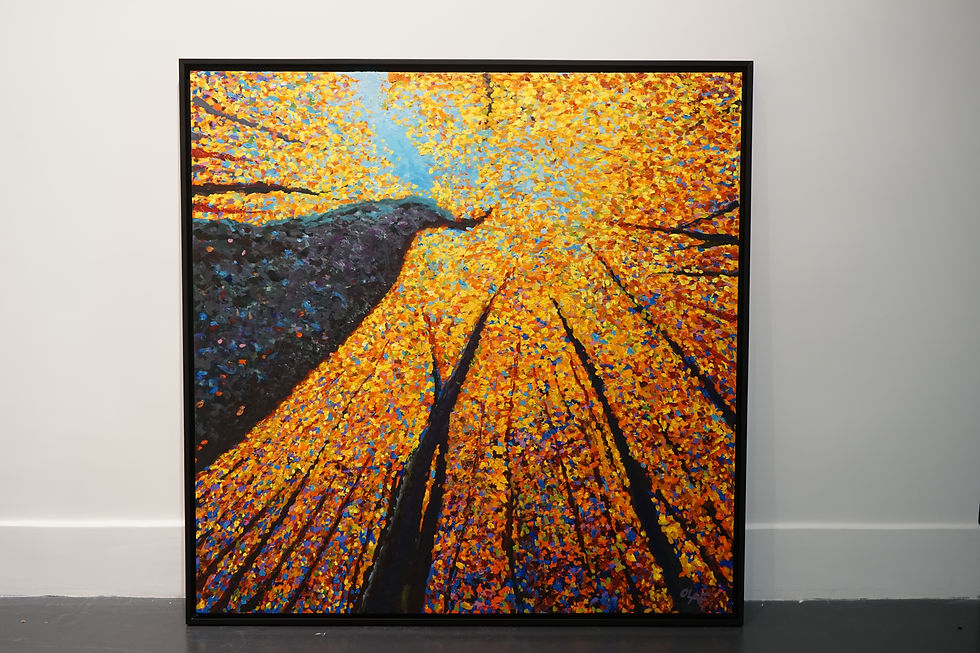 Frame a painting