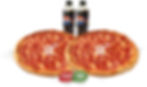 Any 2x 12" Pizza + 2x Dips + 2x Drinks