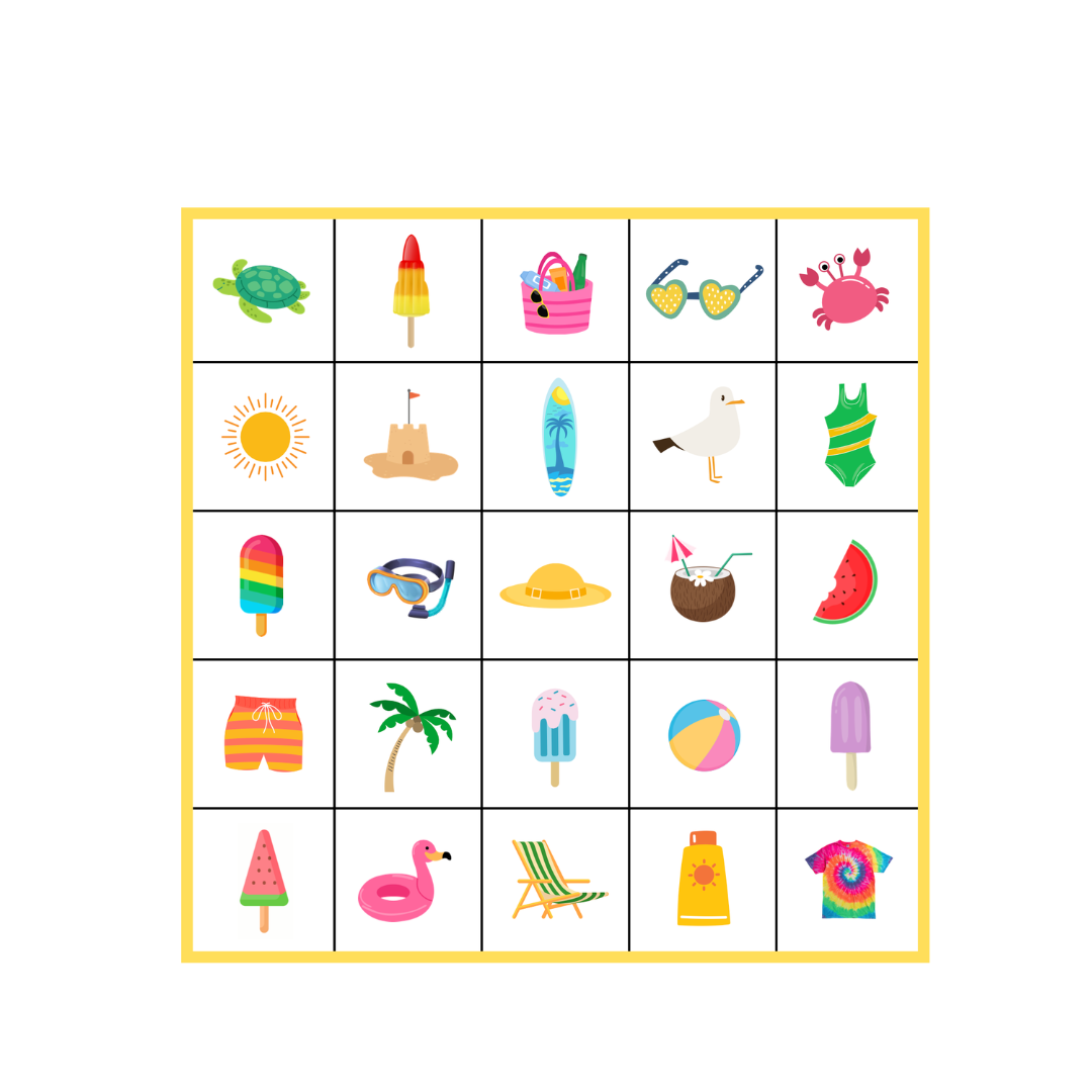 Direction Board and 28 Task Cards - Summer