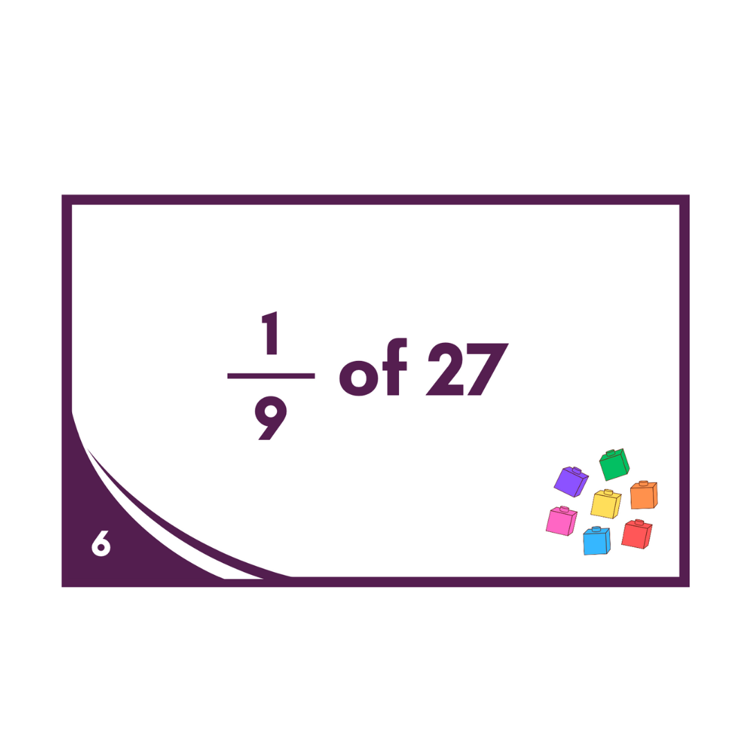 Key Stage 2 Fraction of Quantities Cards