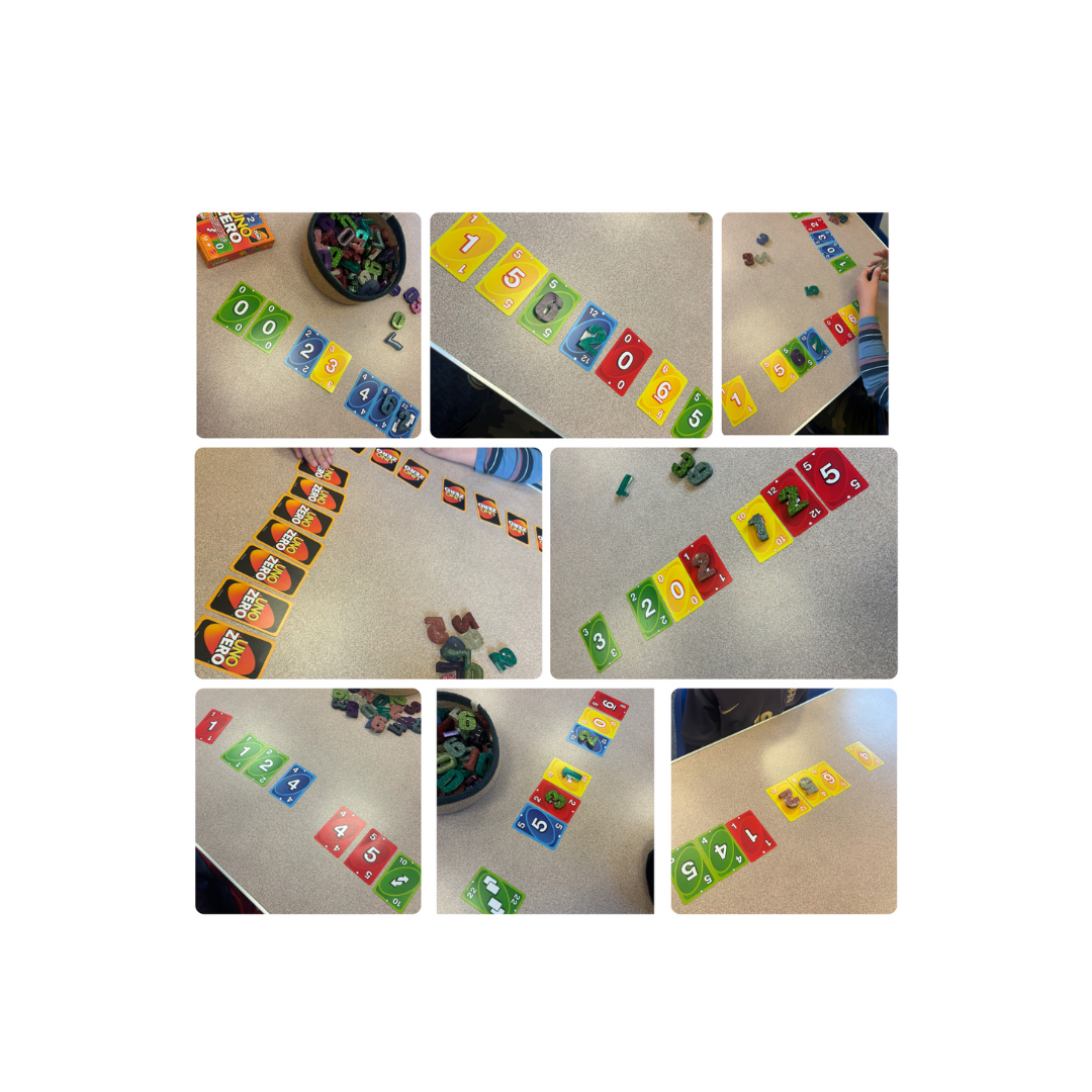 Place Value game with UNO ZERO