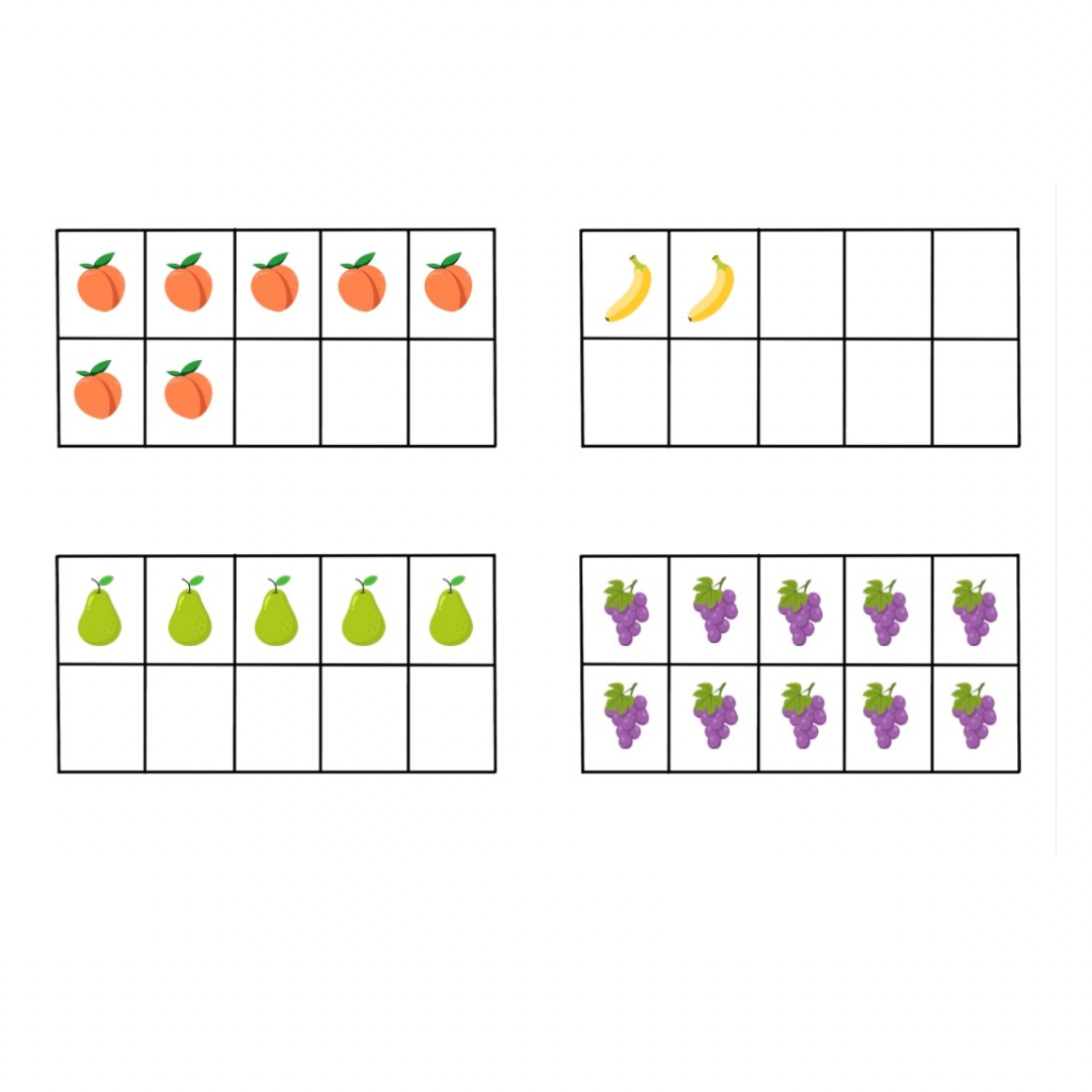 Fruit and Veg Ten Frames