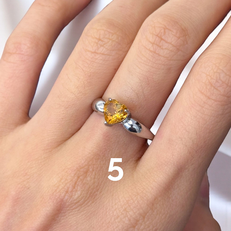 Miniature : Bague Citrine