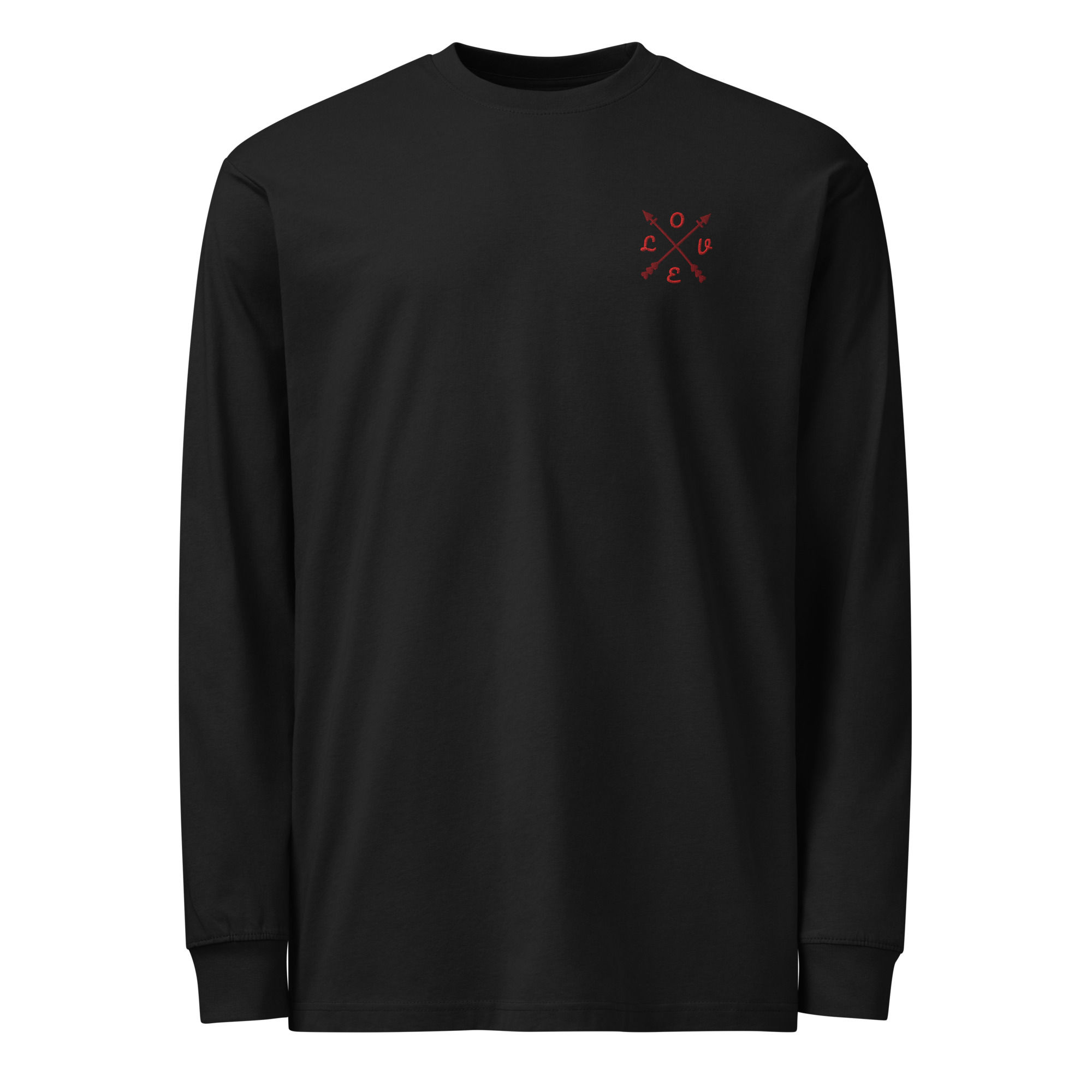 Men's heavyweight long sleeve t-shirt
