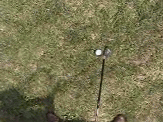 Do you see the ball when you swing?