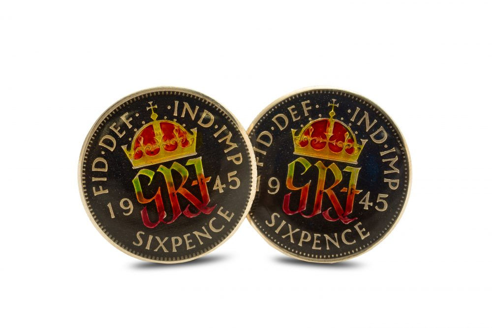 Sixpence George VI Block