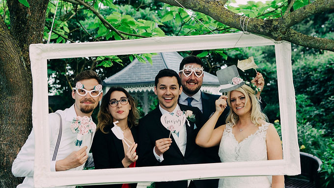 Props - DIY Photo booth props in a trunk