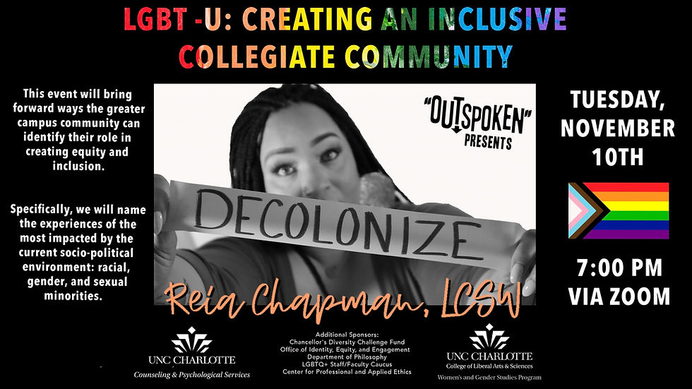 OUTspoken Presents: Reia Chapman