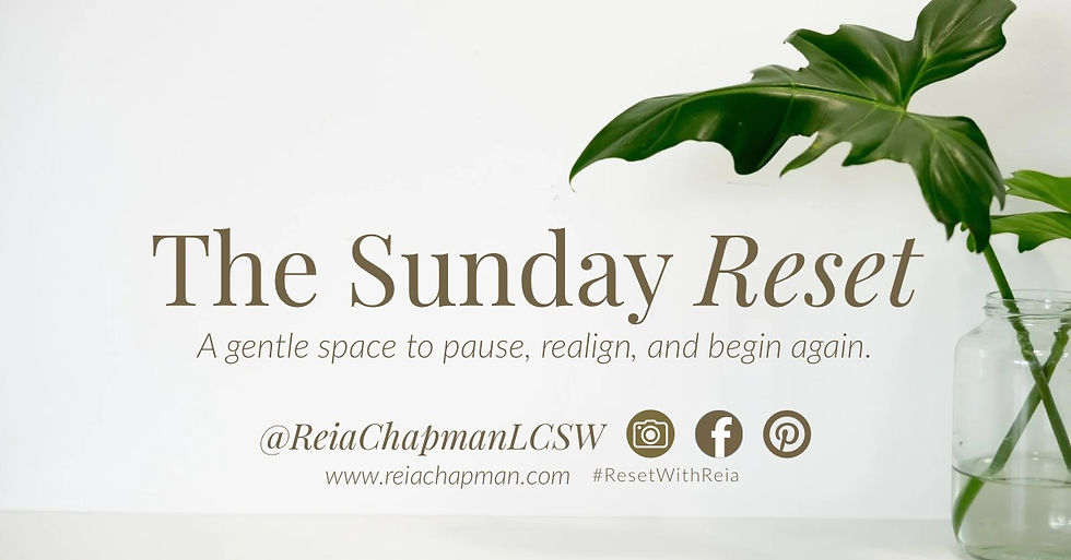 You’re Still Doing the Work | The Sunday Reset, Vol. 7
