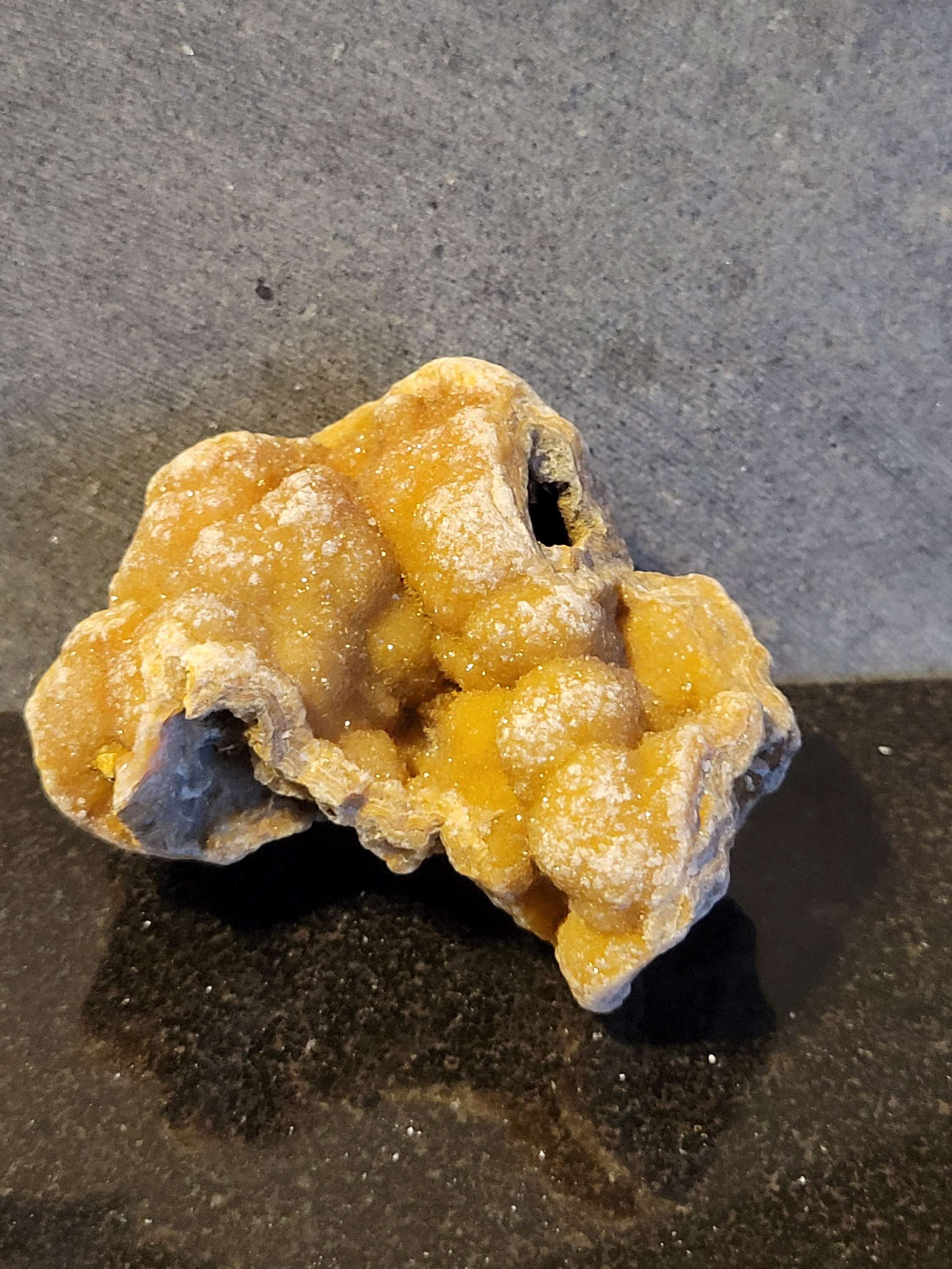 River tumbled druzy quartz 