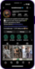 Instagram profile of Kendall Strampel, business strategist and founder of BizAcademy, showing 247K followers and a bio highlighting over $20M+ in client revenue and organic sales growth — a testament to content powered by Your SIX-FIGURE Editor.