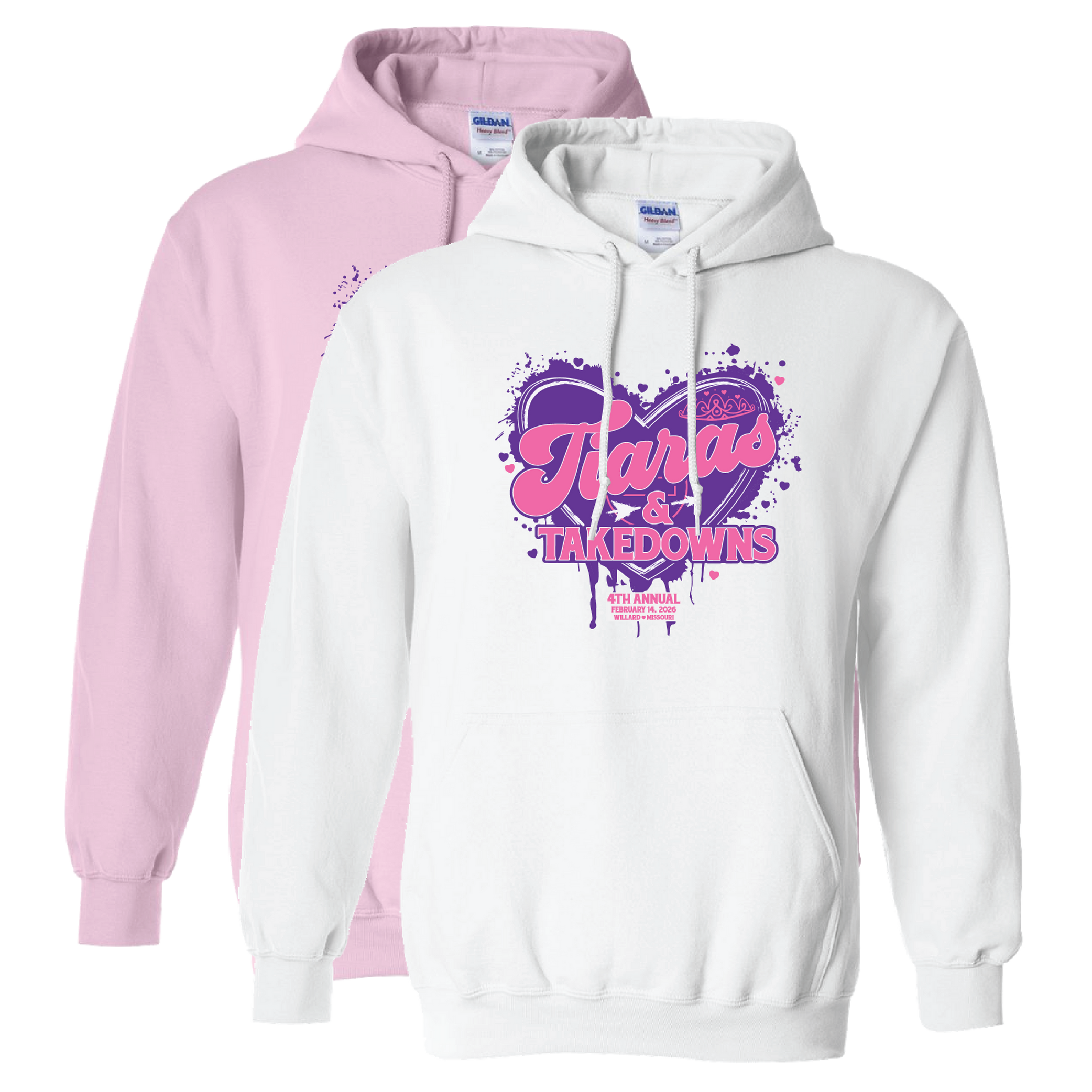 Tiaras and Takedowns Event Hoodie
