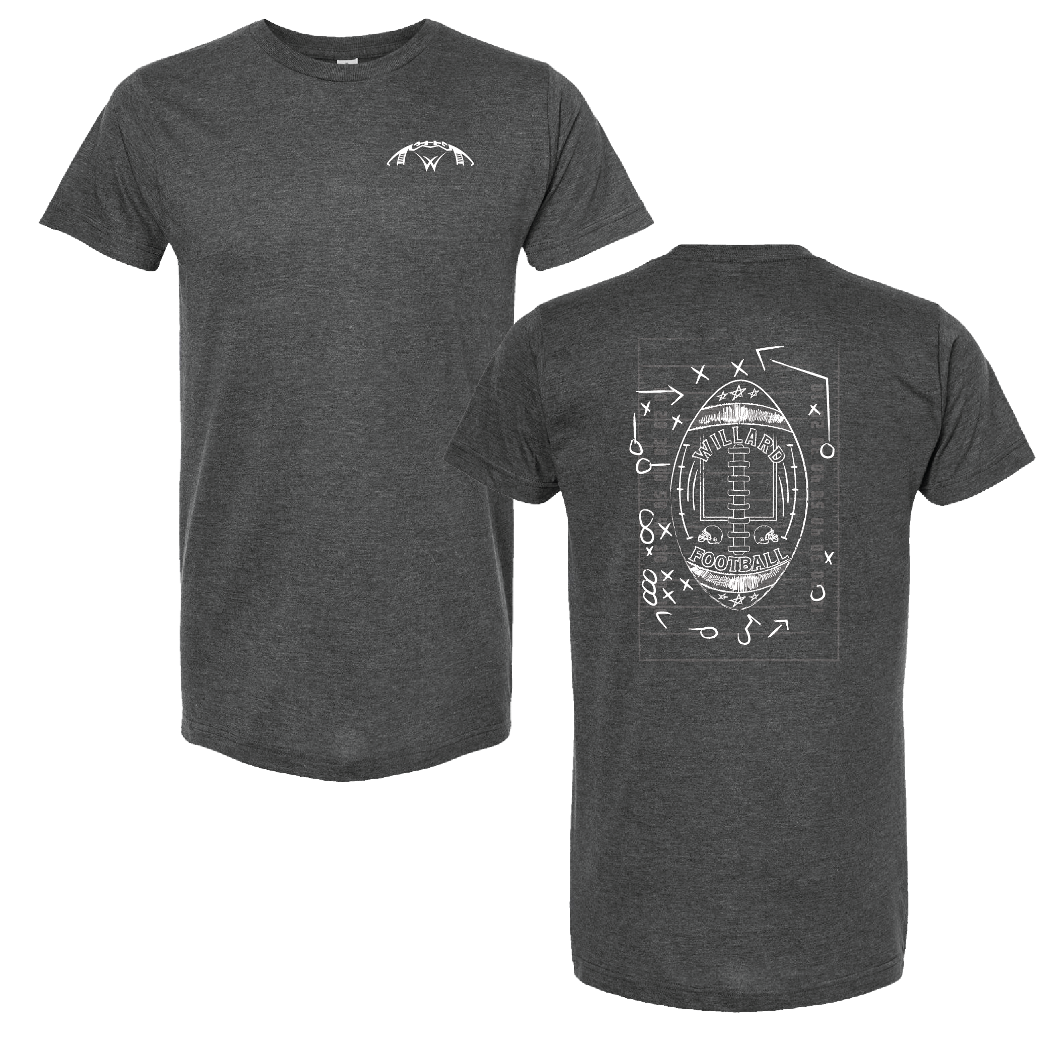 Willard Football Sketch Tee