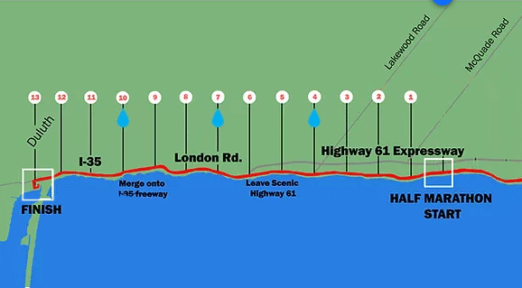 Half Marathon Map