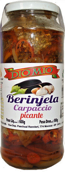 CARPACCIO DE BERINJELA -PICANTE