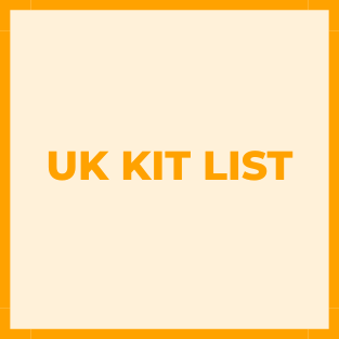 UK kit list