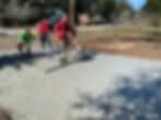 After: Replaced with new concrete