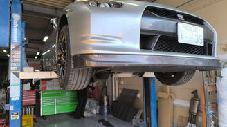 R35 GT-R 足回りリフレッシュ🔧 スタビライザー関連部品交換作業