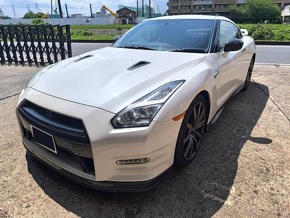 R35 GT-R カーボンドアハンドルカバー・カーボンミラーカバー交換