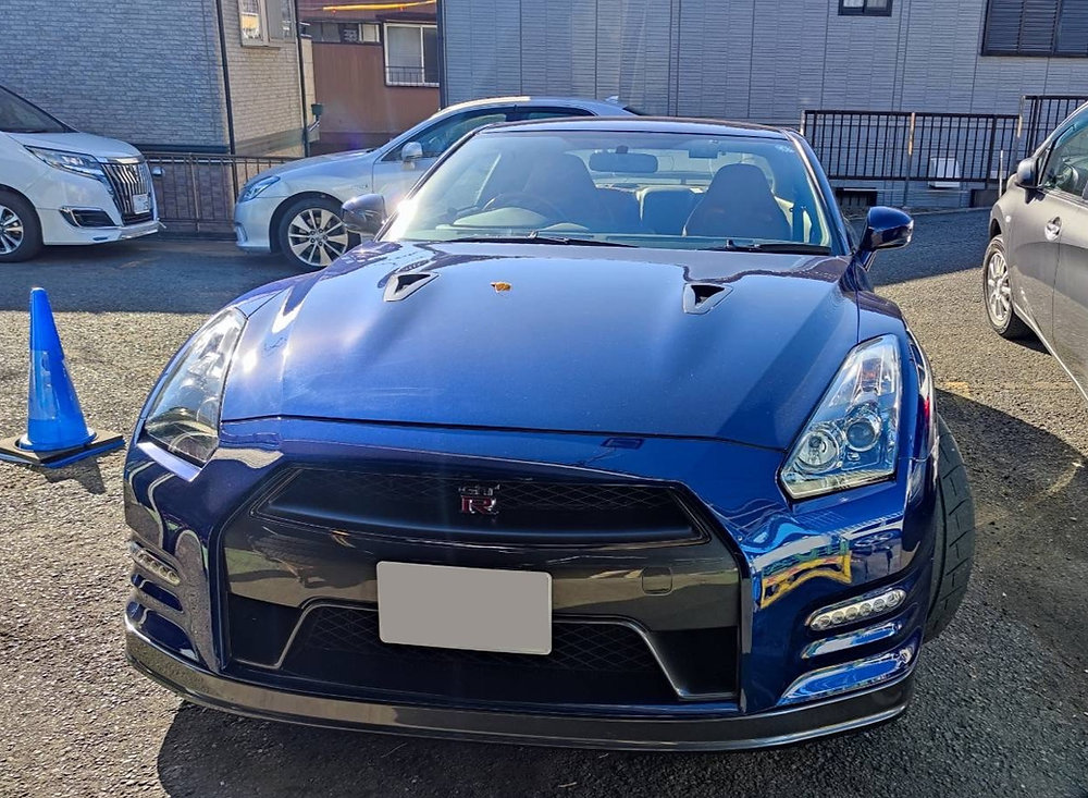 R35 GT-Rマフラー/ECM交換ご入庫