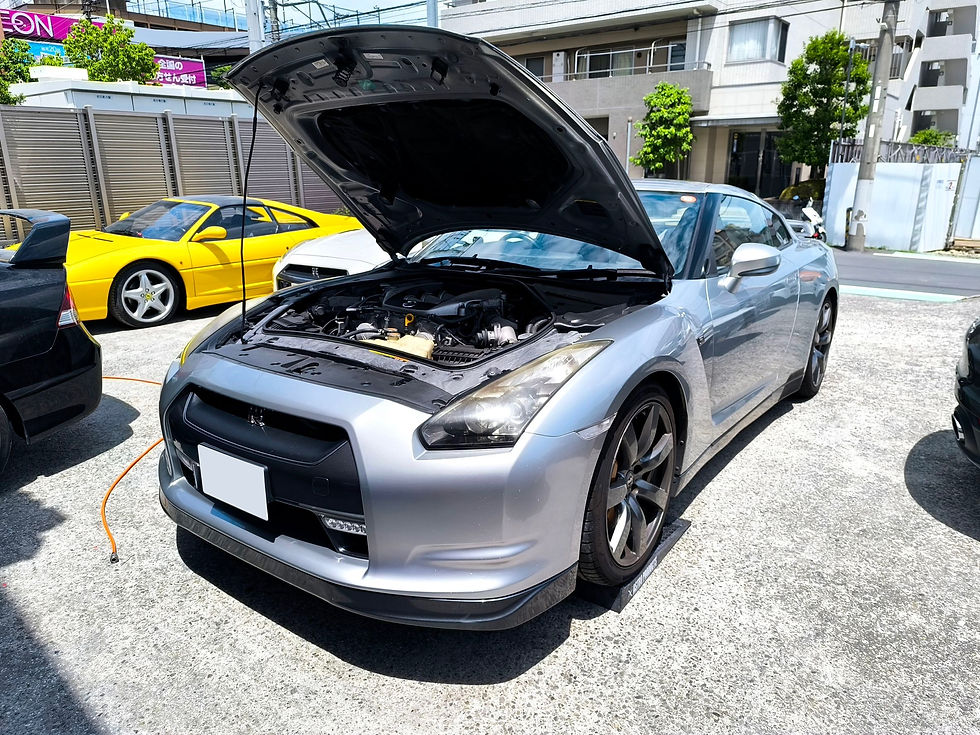 R35 GT-R 定期メンテナンス🔧 Mobil 1 GT-R専用オイル交換