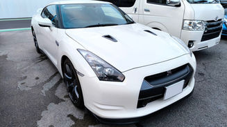 R35 GT-R ナビユニット交換作業(前期→中期)
