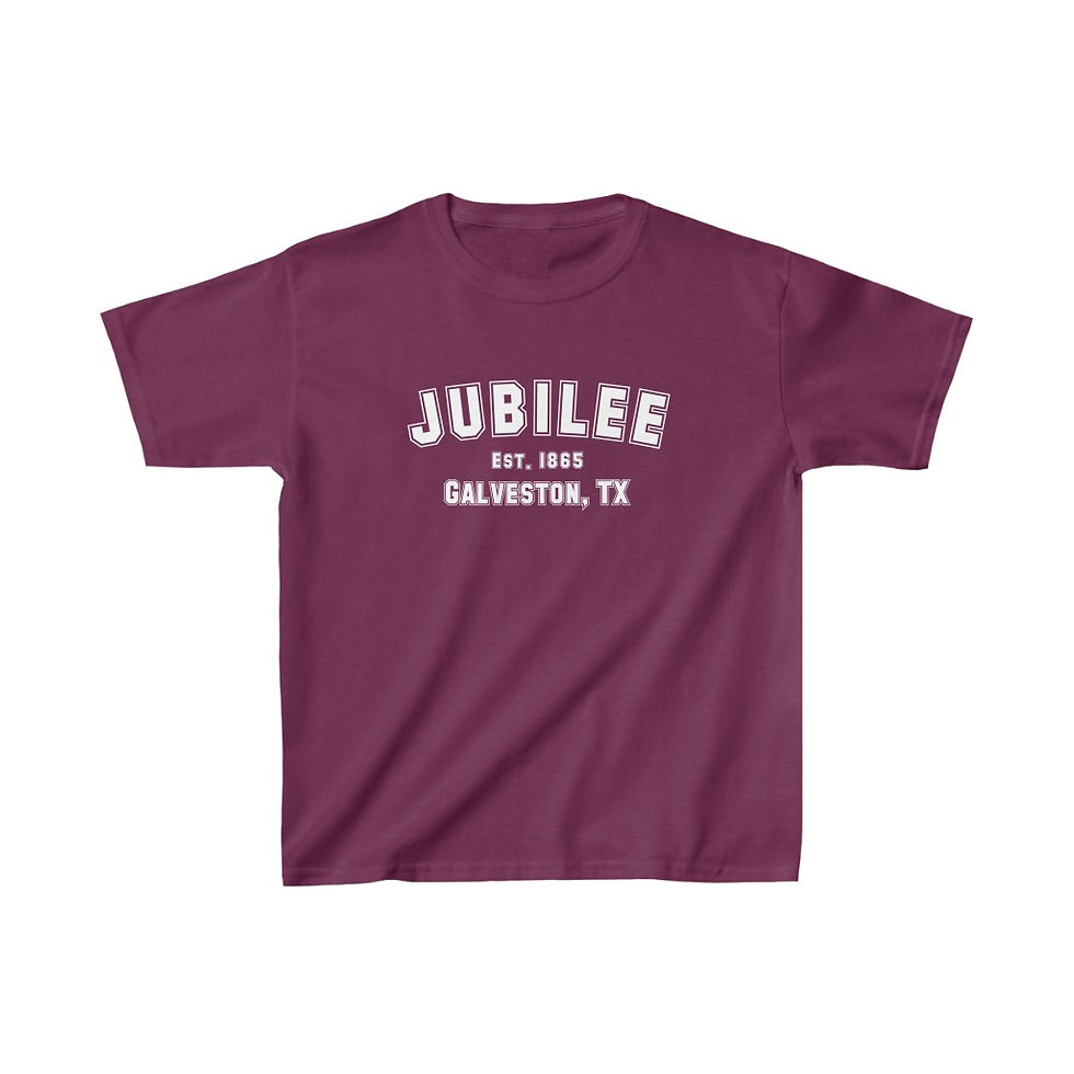 Thumbnail: College-Style Juneteenth Youth Tee (Jubilee Variation)