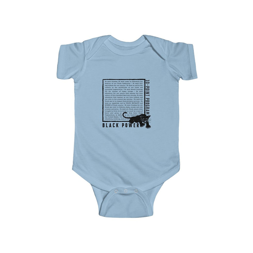Thumbnail: Black Power - BPP 10-Point Program Onesie (multiple colors)