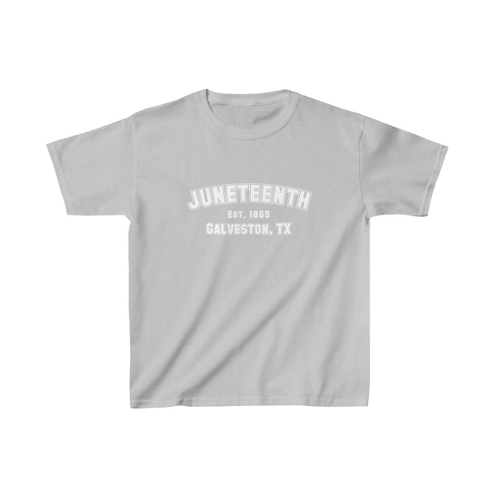 Thumbnail: College-Style Juneteenth Youth Tee