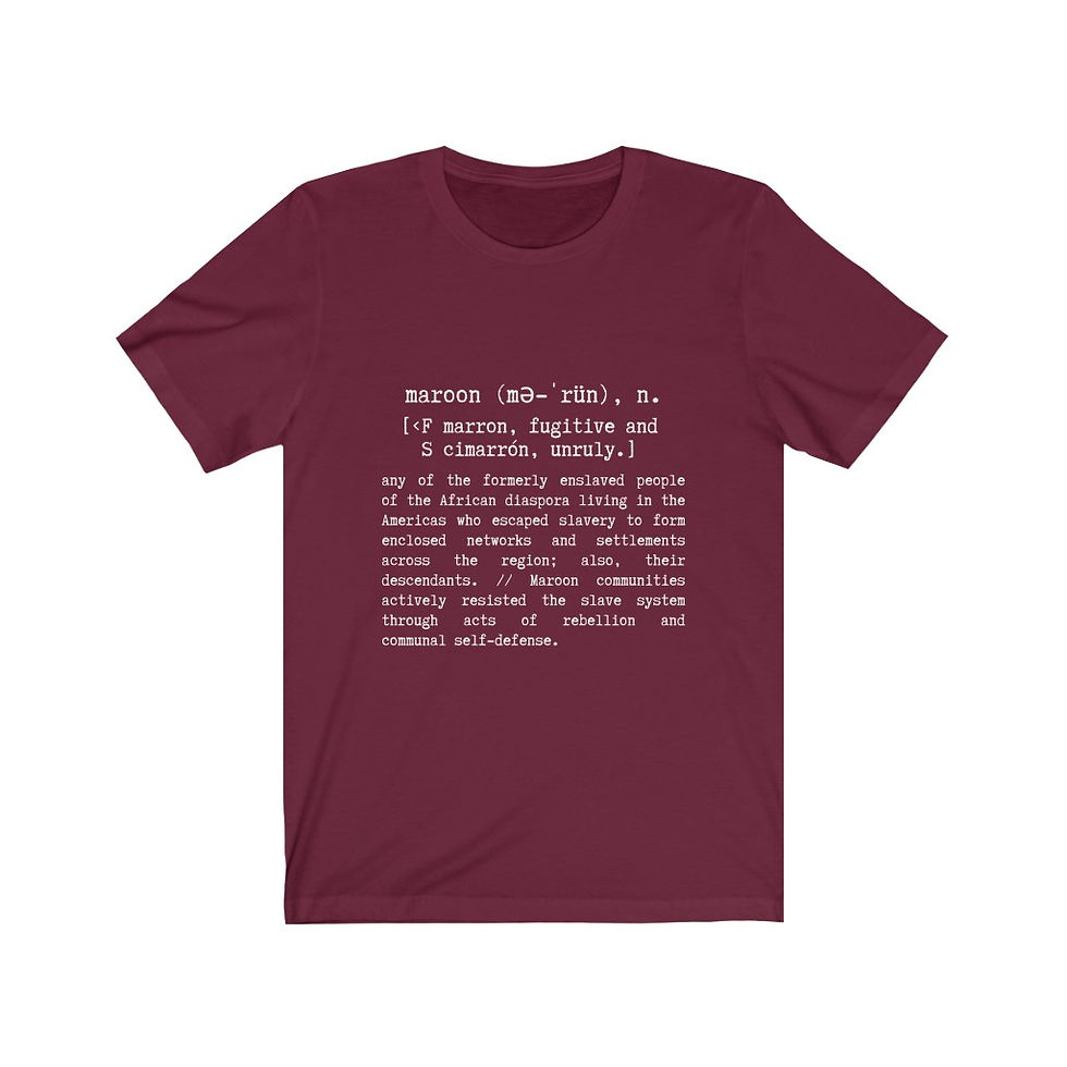 Thumbnail: Maroon Definition Tee (multiple colors)