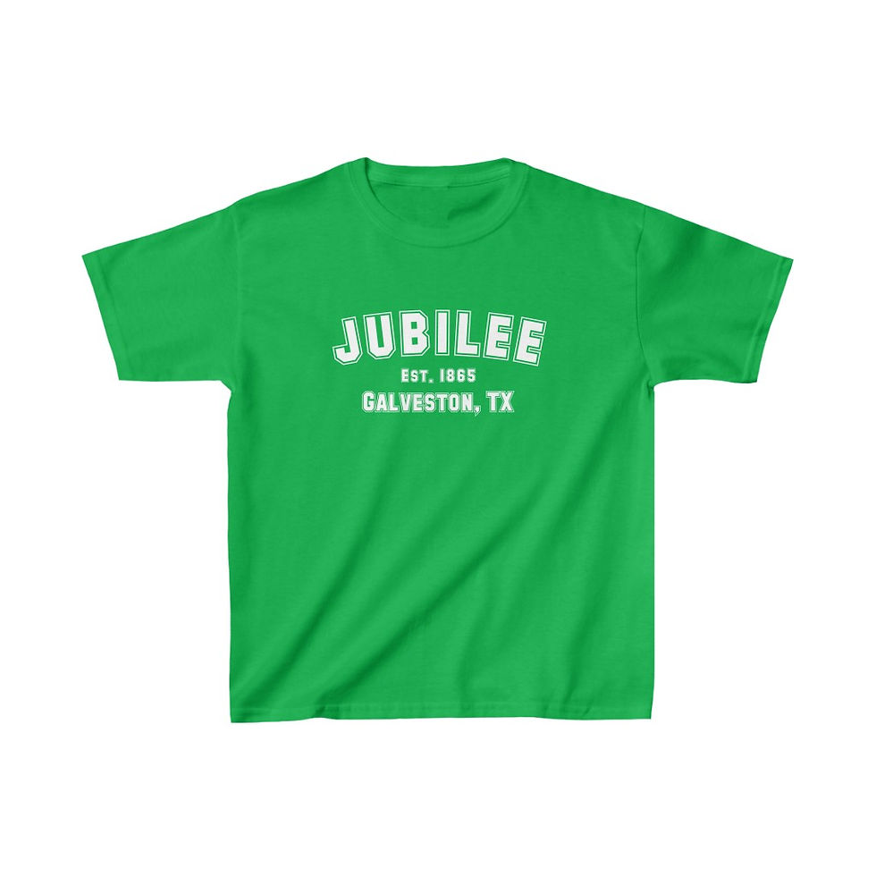 Thumbnail: College-Style Juneteenth Youth Tee (Jubilee Variation)
