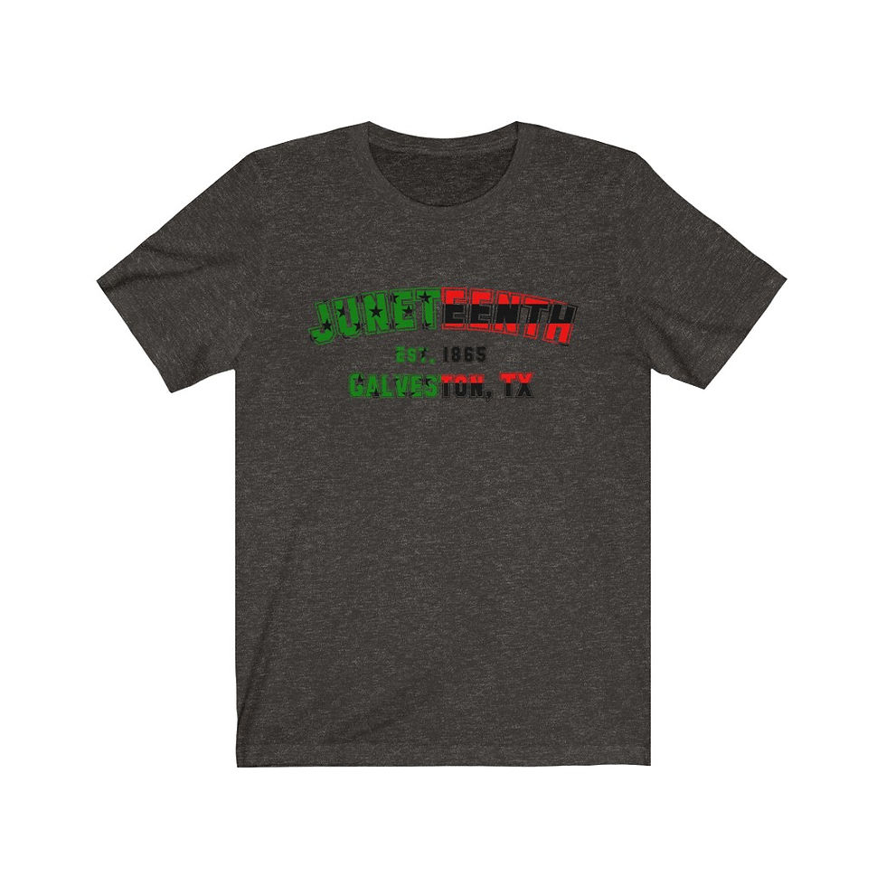 Thumbnail: College-Style Juneteenth Tee (Flag Variation)