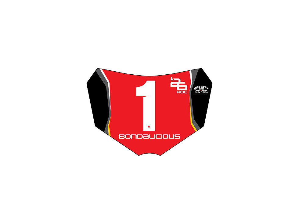 Thumbnail: 2026 Sin City Champion Plate Window Decal