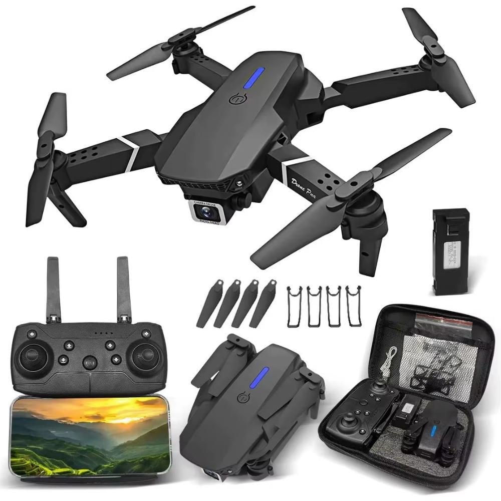 Drone Profissional com Wi-Fi, Câmera Dupla, Manutenção de Altitude e
