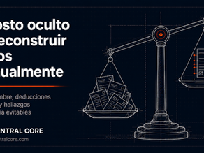 Costo de la reconstrucción manual de pagos en empresas mexicanas — horas, riesgo fiscal y exposición ante auditoría SAT