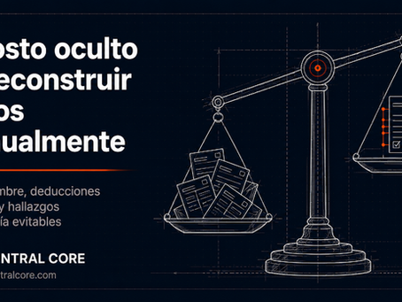 Costo de la reconstrucción manual de pagos en empresas mexicanas — horas, riesgo fiscal y exposición ante auditoría SAT