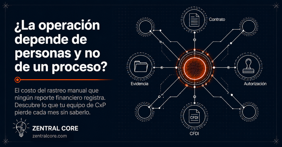 Costo rastreo manual pagos proveedores: lo que tu equipo de CxP pierde cada mes sin saberlo