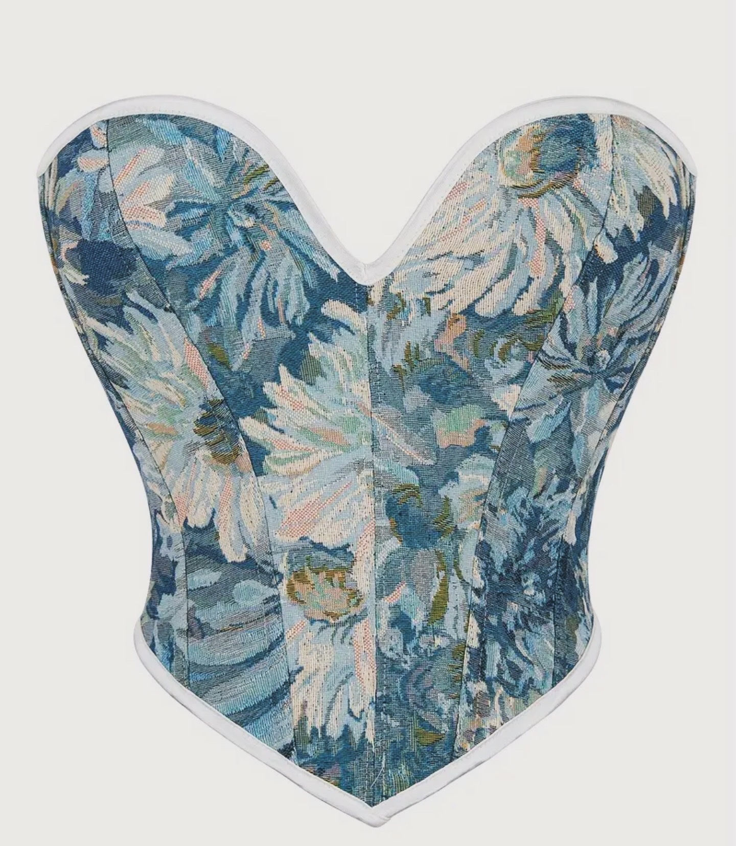 Flora blueish top 