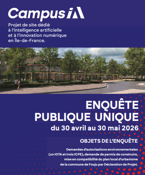 CAmpus IA de Foujou(77) -Enquete publique