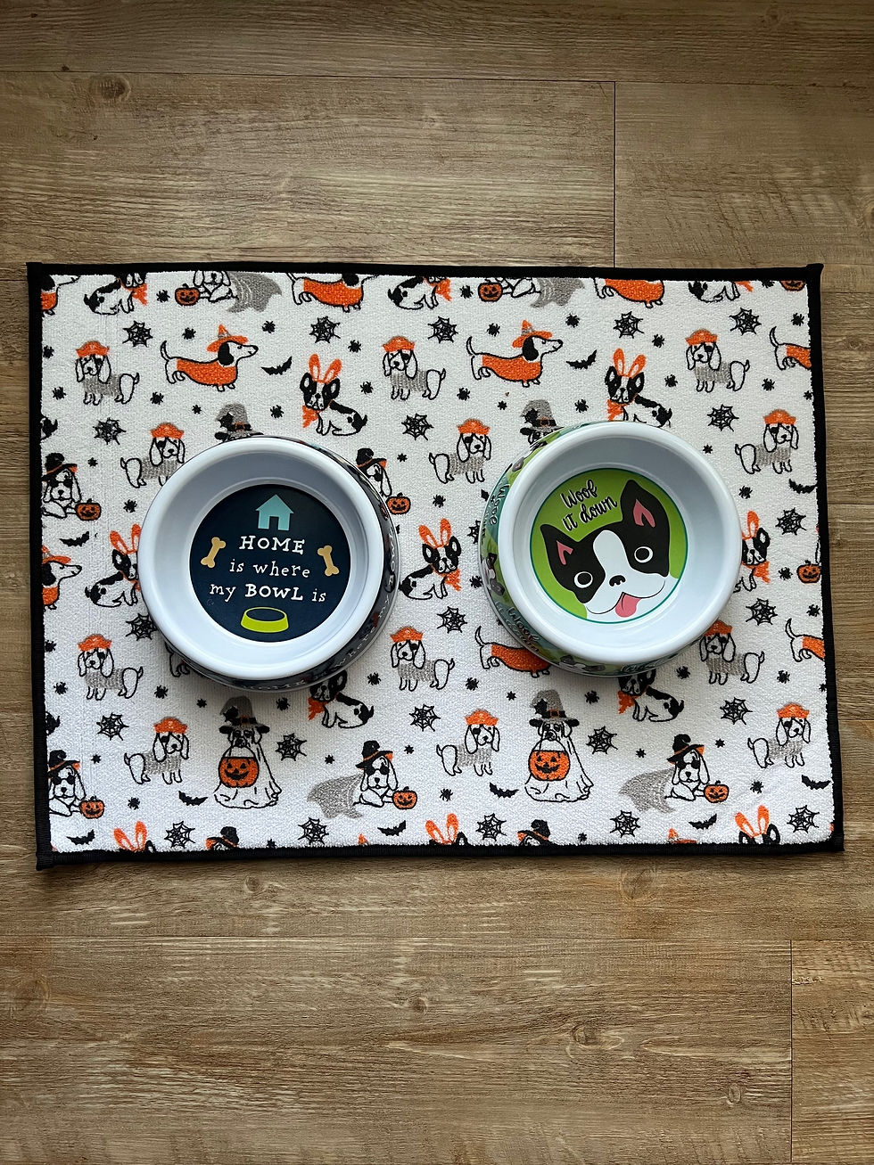 Thumbnail: Halloween Dogs Kitchen Towel & Mat 