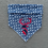 Thumbnail: Red/Blue Buck BYR Bandana