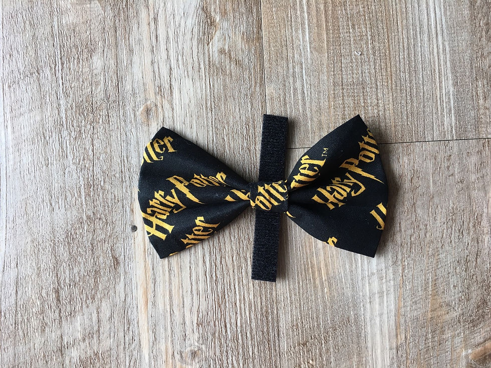 Thumbnail: Harry Potter Script Dog Bandana or Bow Tie