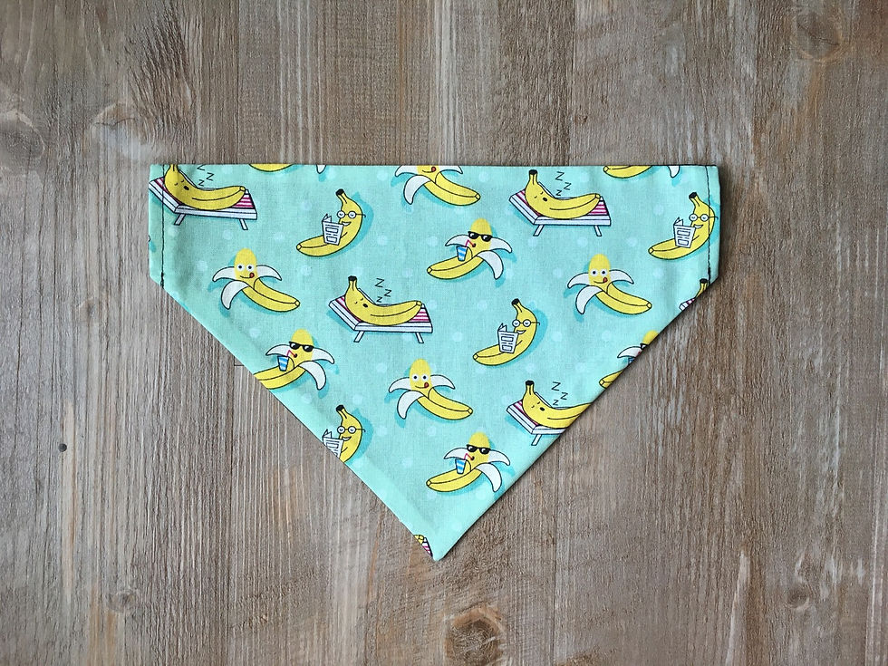 Thumbnail: Summer Bananas Dog Bandana or Bow Tie