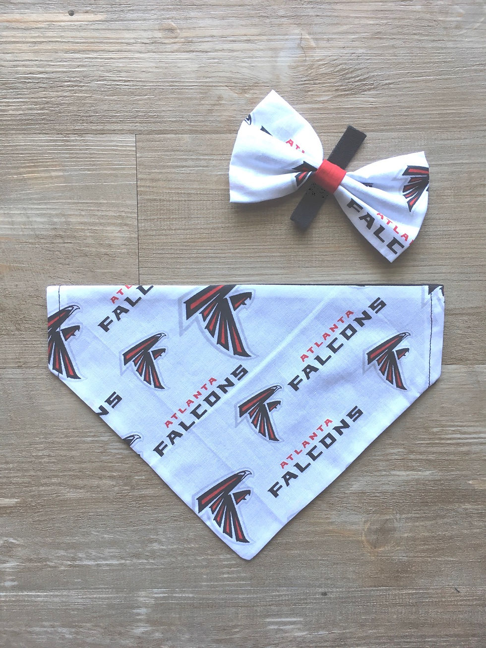 Thumbnail: ATL Falcons Dog Bandana or Bow Tie