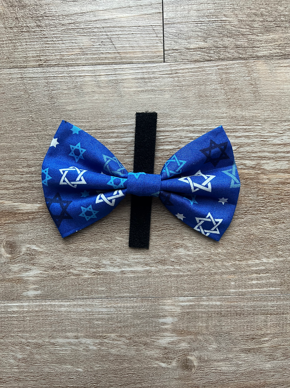 Thumbnail: Star of David Dog Bandana or Bow Tie