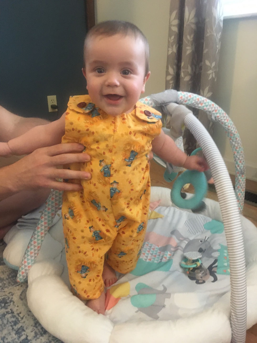 Fall & Scarecrow Baby Jumpsuit